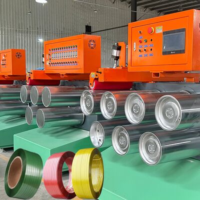 Καλή τιμή Μηχανή πλαστικού ιμάντα PET PP Μηχανή κατασκευής λουριών δεμάτων σε απευθείας σύνδεση