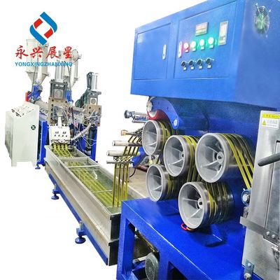 Καλή τιμή Double Screw PP Packing Strap Making Machine , 9mm PP Strap Extrusion Machine σε απευθείας σύνδεση