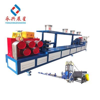 Μηχανή ανακύκλωσης πλαστικών με μία βίδα 9mm PET Strap Extrusion Line