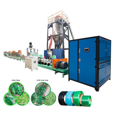 Καλή τιμή 3kw ψύξη PET Strap Making Machine Απόδοση PET Extruder για 9-32mm Wide PET Strap σε απευθείας σύνδεση
