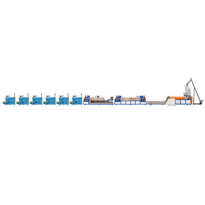 Μία γραμμή εκτόξευσης με μονή βίδα PP Strap Band 125mm PP Strap Making Machine
