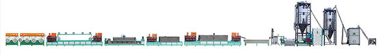 Καλή τιμή High Productivity PET Straps Band Production Line With Plastic PET Strap Making Machine And Twin-screw Design σε απευθείας σύνδεση